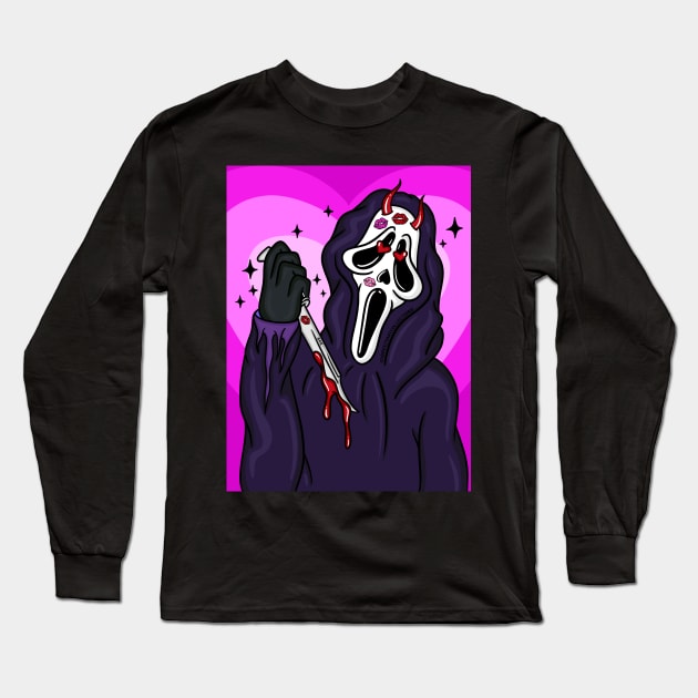 Kisses Long Sleeve T-Shirt by BreezyArtCollections 